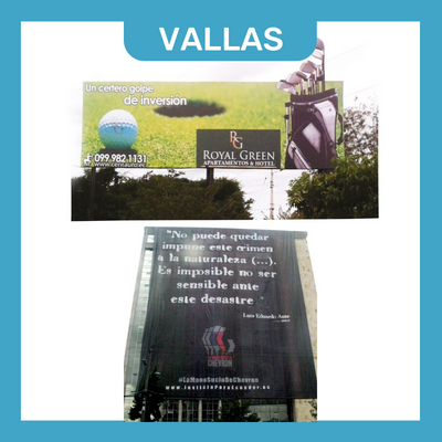 Vallas publicitarias